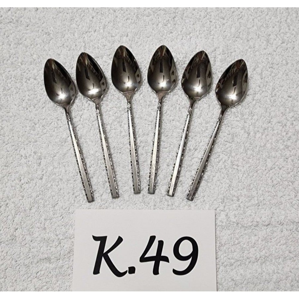 K.049- Oneida Via Roma Mini /Coffee Spoons (6 pieces) USED